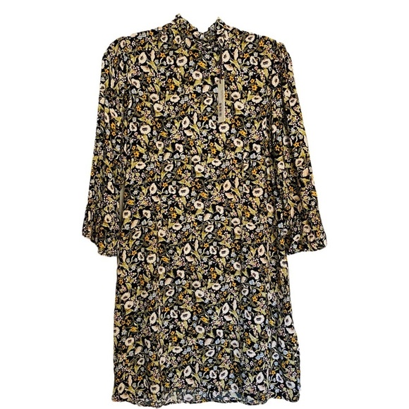 ROLLA'S Dresses & Skirts - Rolla's Lizzy Elizabeth Meadow Floral Dress Black Size 12 / L Boho Casual NEW